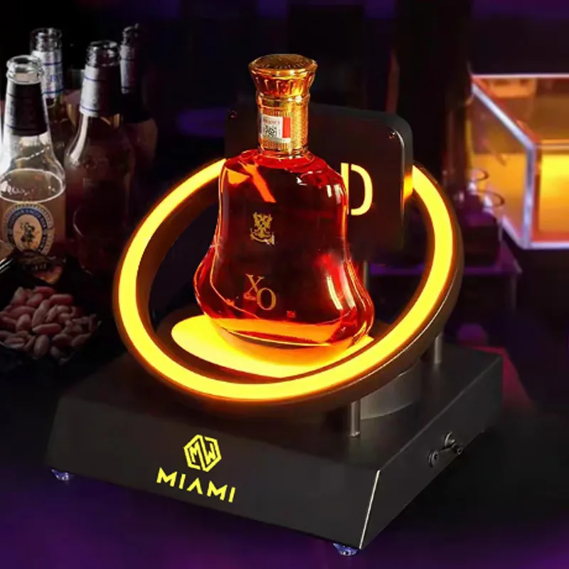 

Бар XO светящаяся винная стойка светящаяся подставка креативная кованая железная черная лаковая подставка для шампанского зарубежная светящаяся