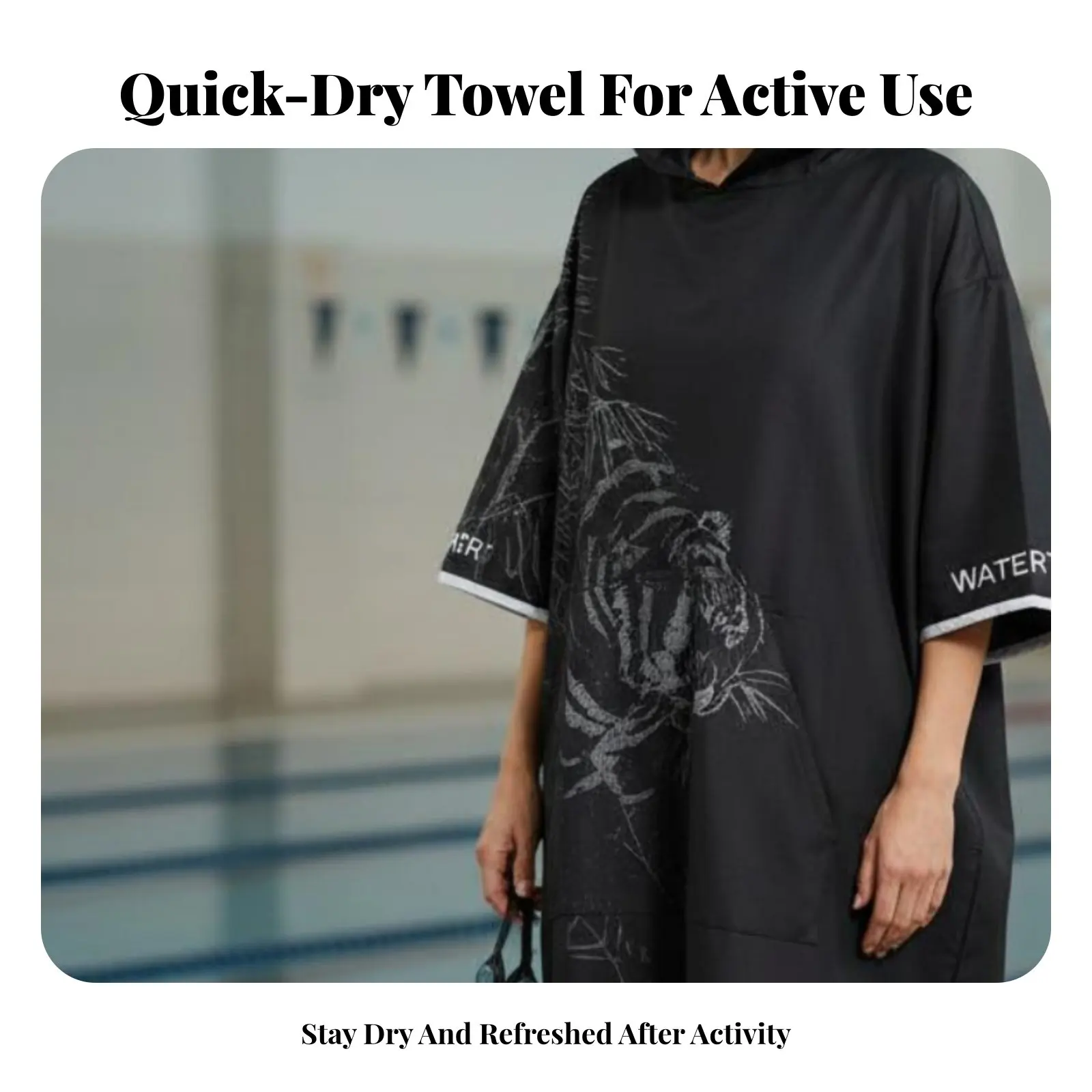 

Beach Towel, Quick-Dry, Absorbent, Women's Sports, Portable, Warm, for Swimming, Spa, Outdoor, Multi-Functional