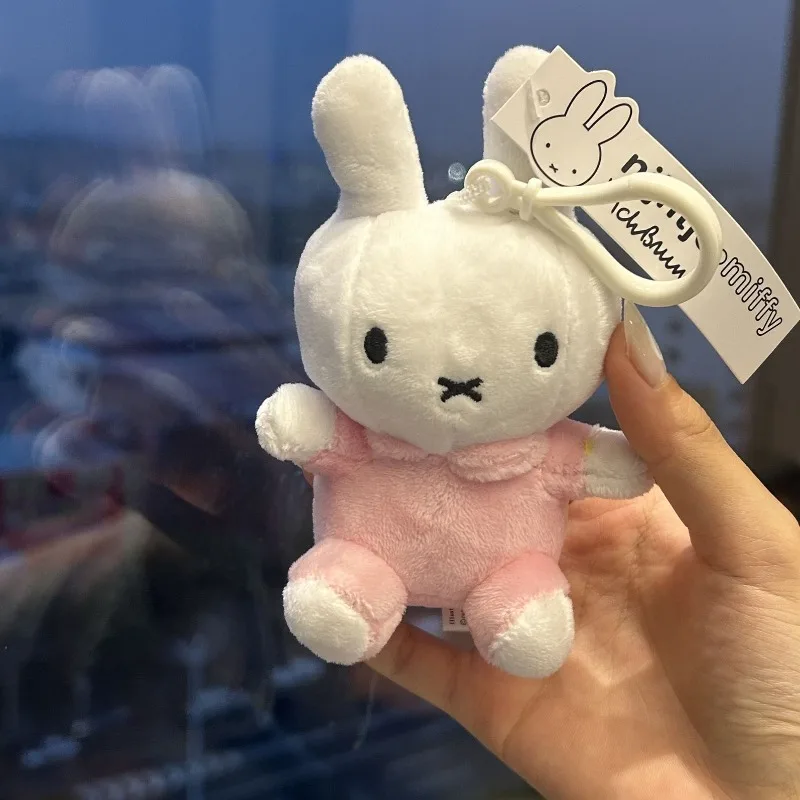 Miffy Rabbit Doll Keychain High Color Value Cartoon Doll Modeling Creative Super Cute Cute Car Schoolbag Pendant Decorative Toy