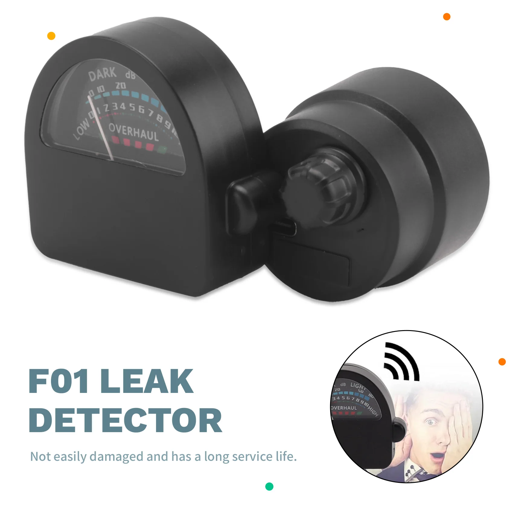 Wall Pipe Leak Detector Clear Sound Sensitive Water Leakage Device Underground Water Pipe Leakage Monitor For Homeabgi