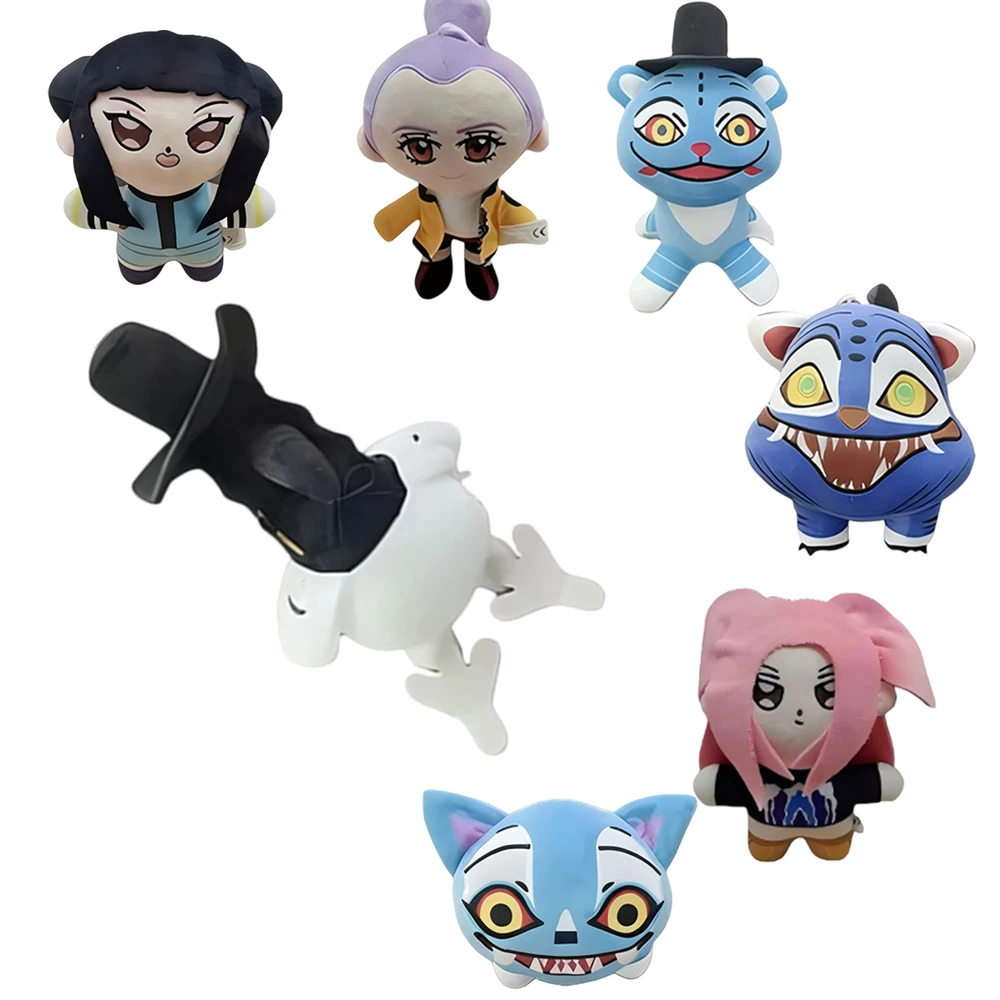 

Плюшевые куклы «Охотники на демонов» Monster Hunt Girl Group — аниме Kpop Rumi Mira Zoey, игрушки в качестве фанатов, подарок, украшение для стола для вечеринки