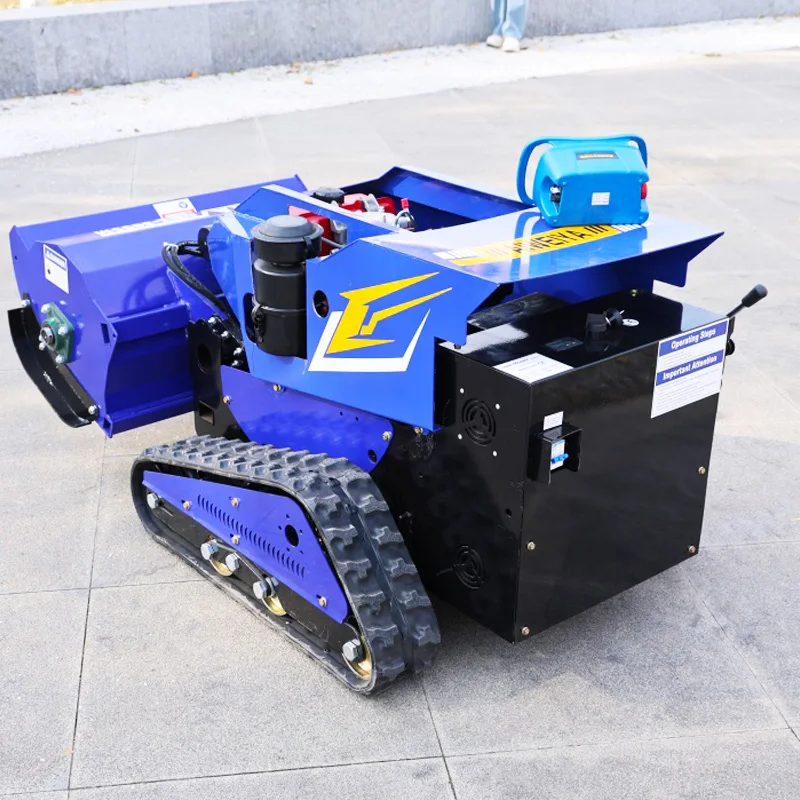 Customized Lawn Trimming, Football Field Trimming, High Power Multi functional Remote Control Track Mower