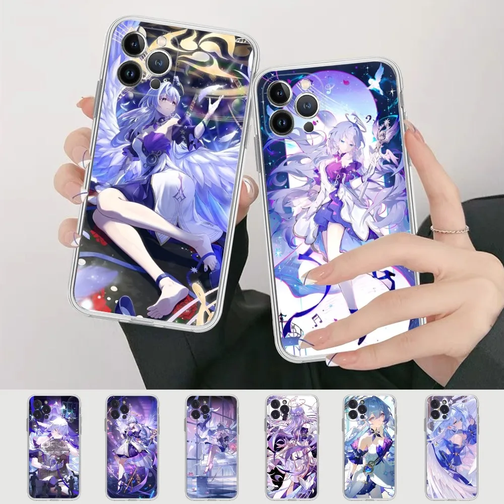 Honkai Star Rail ROBIN Phone Case Silicone Soft For Iphone 16 15 14 13 12 11 Pro Mini XS MAX Plus X Cover