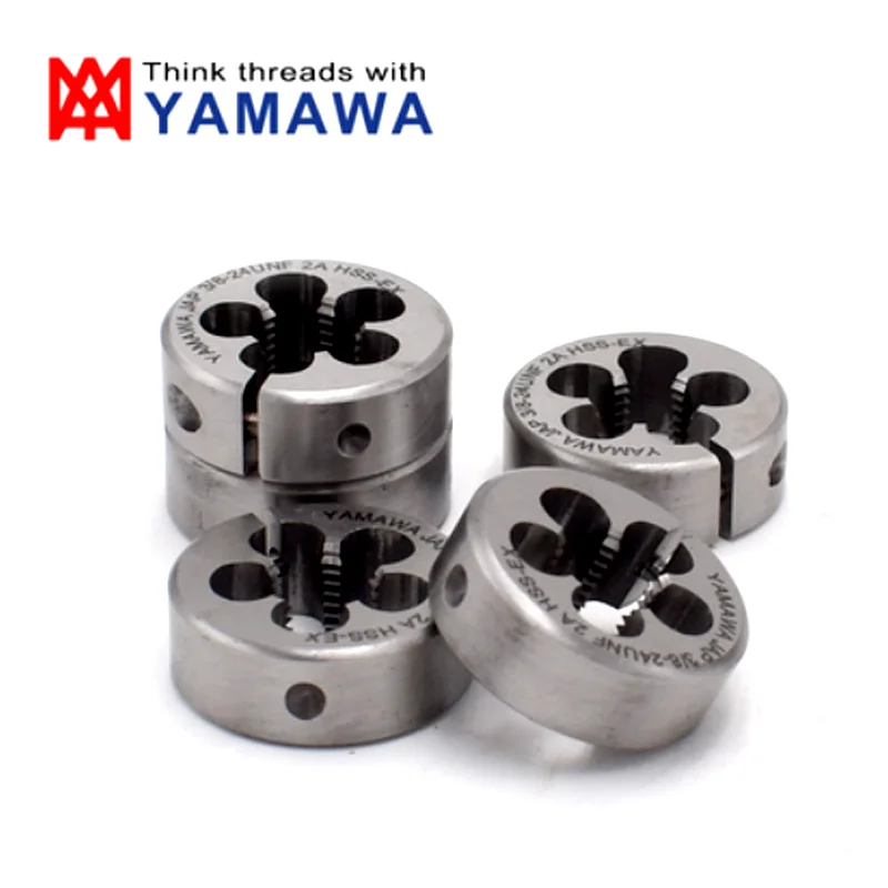 1PCS HSSE Adjustable Inch taper Pipe Thread Round Die PT RC 1/16-28 1/8-28 P T 1/4-19 3/8-19 1/2-14 AR-D Thread Threading Dies