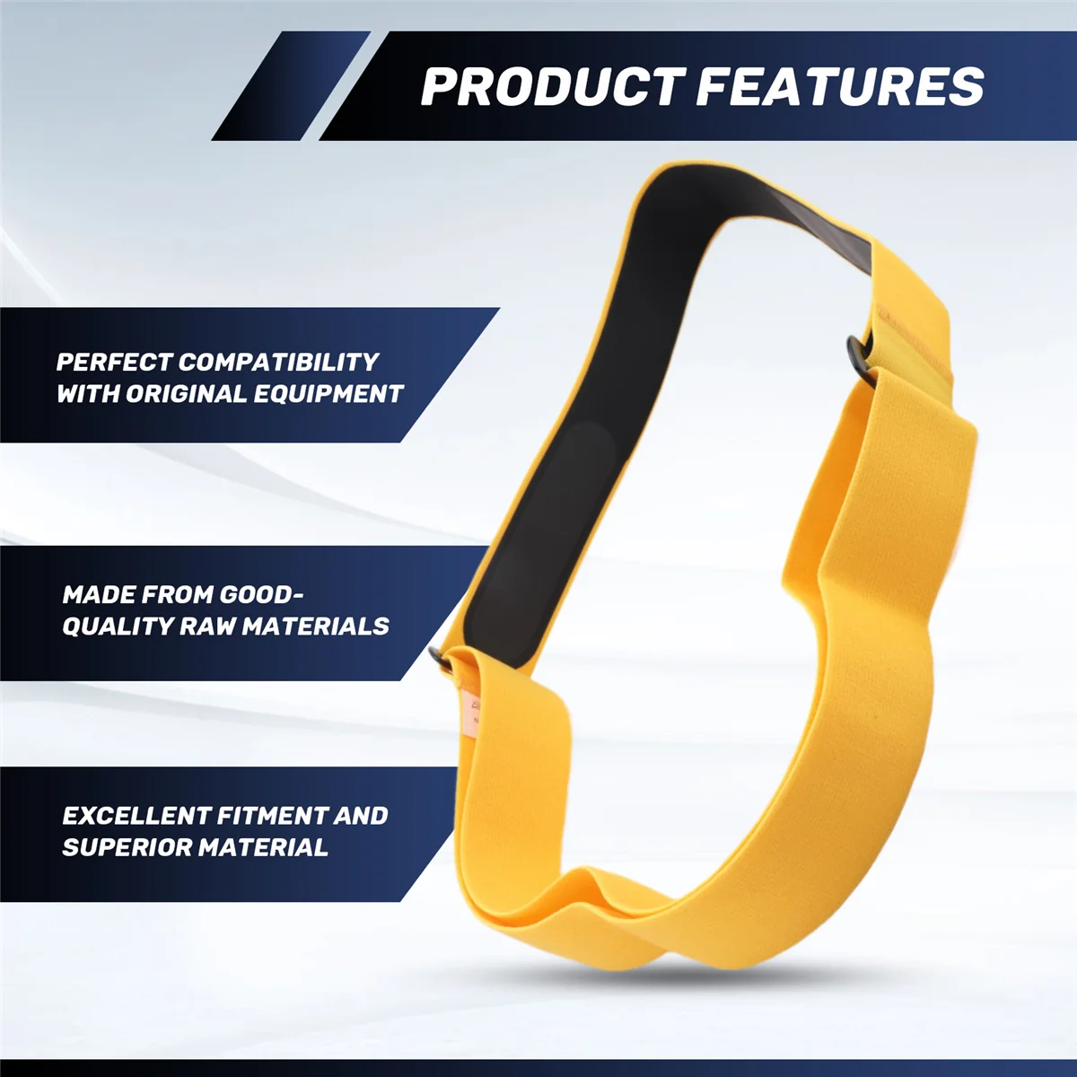 ACKOR 3 Stück für Magene Herzfrequenz-Brustgurt, verstellbarer Gummiband für Polar Wahoo Garmin Sports Wireless Monitor Rate Belt C