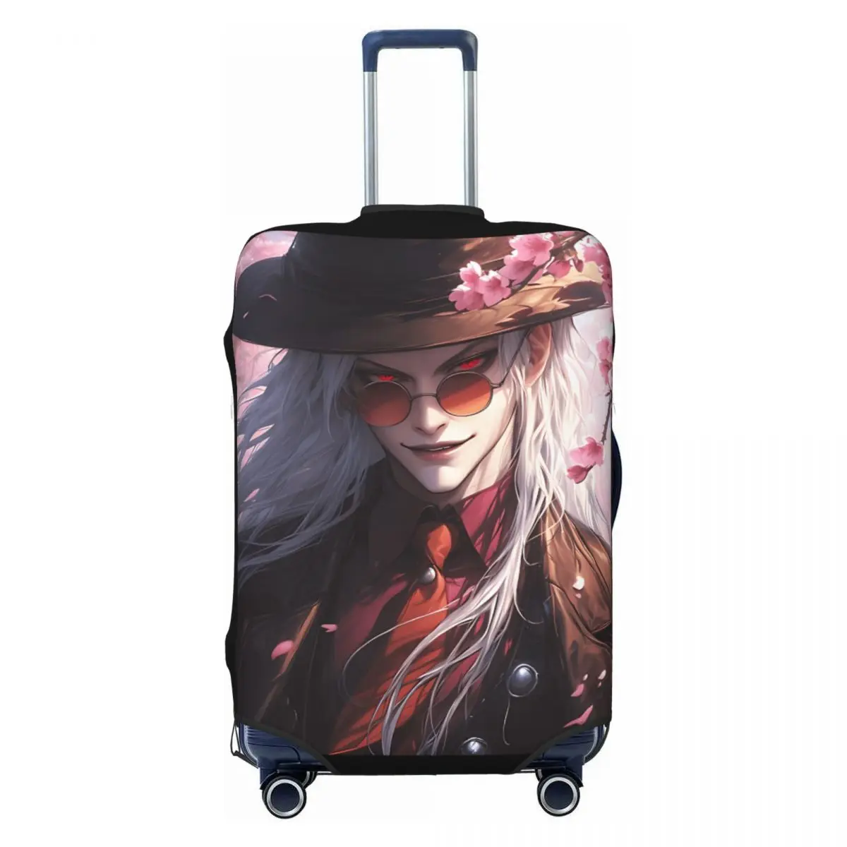 

Alucard Hellsing Suitcase Cover Flight Useful Luggage Accesories Travel Protector