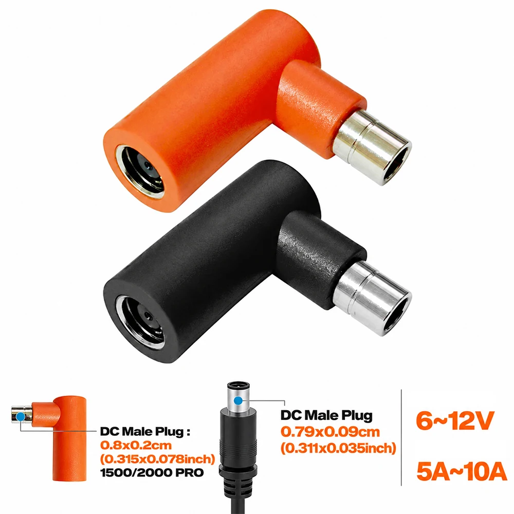 DC 7909 to DC 8020 Adapter Connector Compatible with Jackery Explorer V2/600/1000/2000/3000 Pro/Plus Solar Power Station