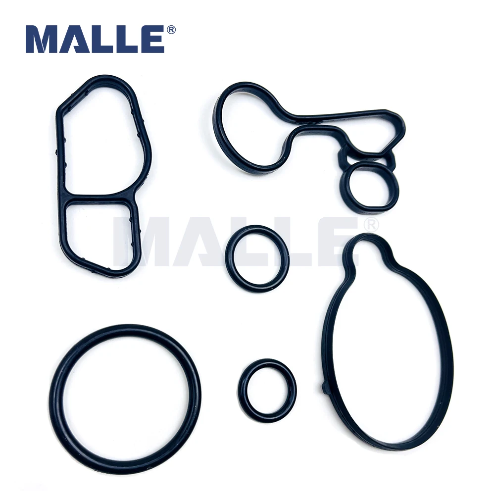 Engine Oil Cooler Repair Kits Gaskets Seal Ring For Chevrolet Cruze Sonic Trax Buick Encore Car Accessories 55566784  55565385