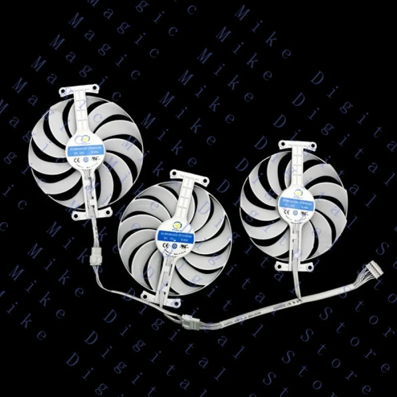 H  Graphics Card Cooling Fan CPU Fan for ASUS ROG RTX3090 3080 3070 STRIX WHITE