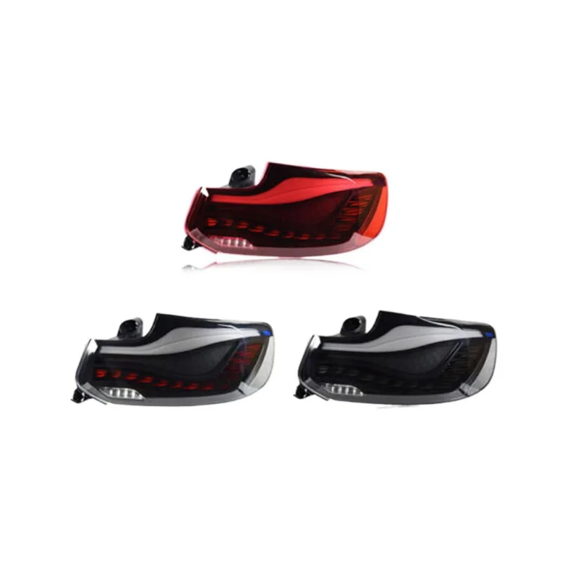 Car Taillight For BMW 2 Series F22 F23 F87 2014-2021 Modified Dragon Scale Rear Lamp Assembly Turn Signal Reverse Brake Light