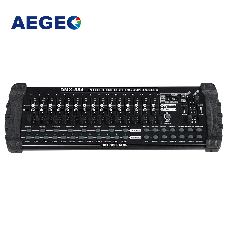 

Popular Hot sell 384 Channels Dicso Light Dimmer Dmx Operator 384 Intelligent Lighting Controller
