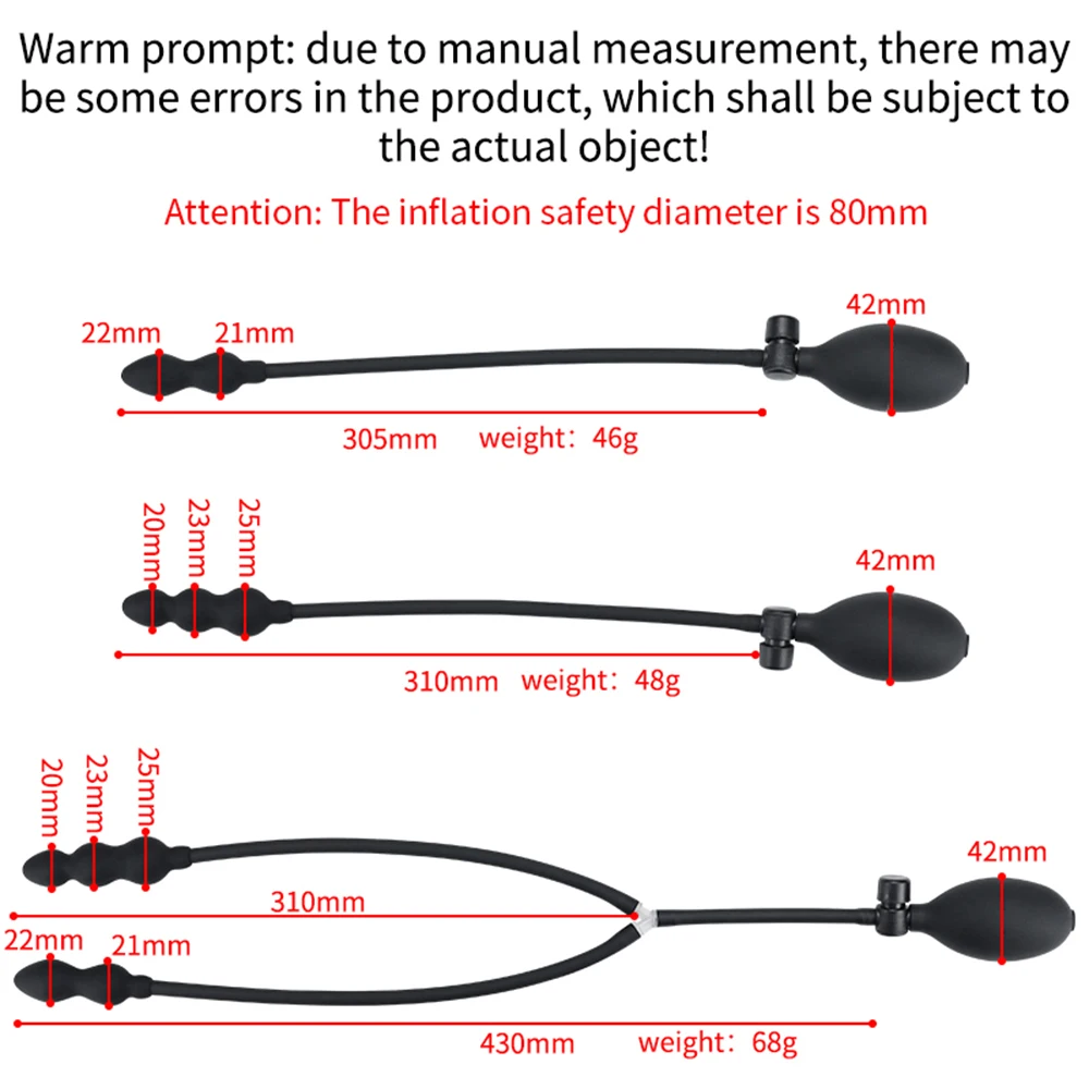 여성용 팽창식 애널 플러그 펌프 확장기, 엉덩이 플러그, 딜도 전립선 마사지기, 항문 확장기, 스트레처, 성인용품, 섹스 토이