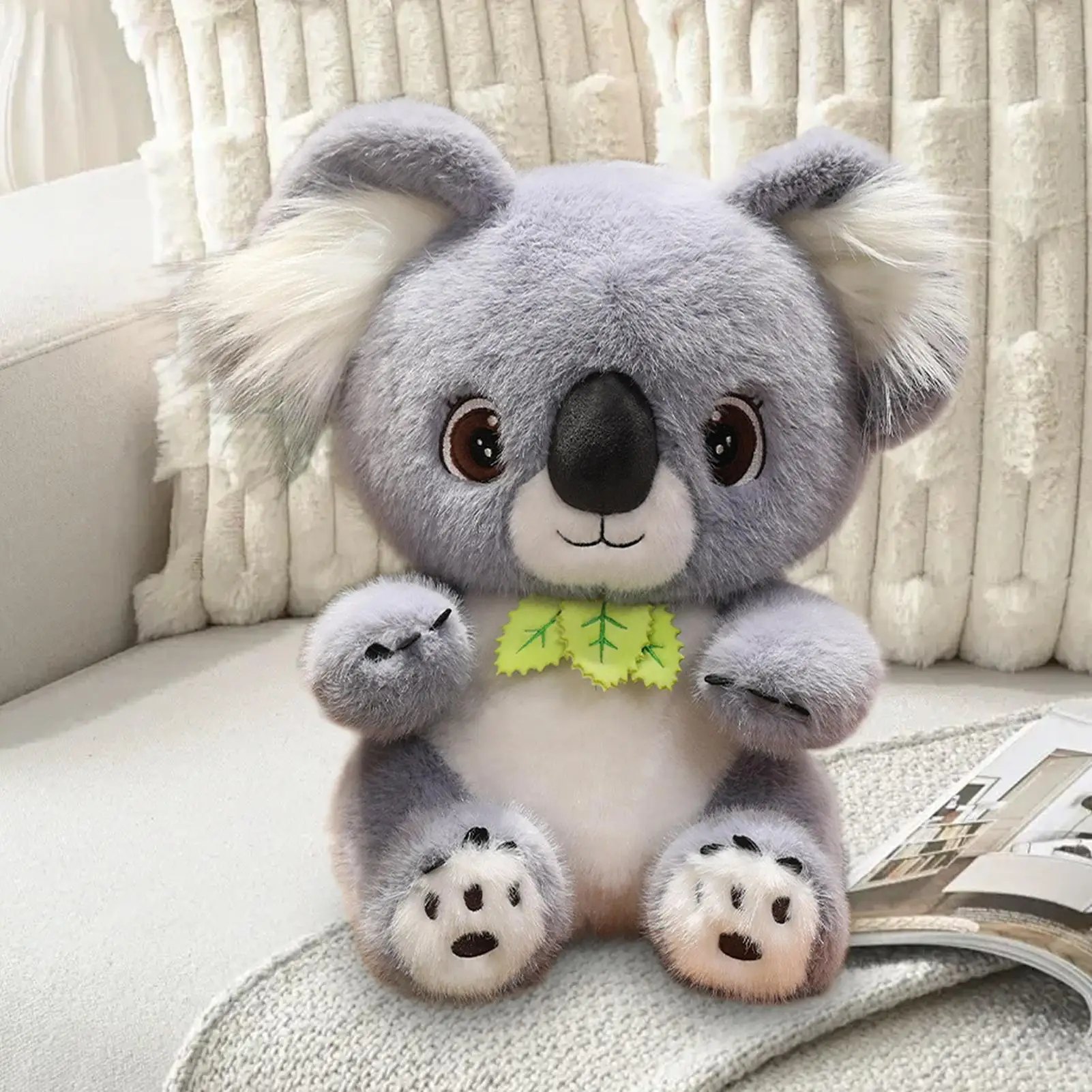 

Stuffed Koala Soft Stuffed Animal Doll Plush Dolls for Car Seat Home Bedroom Travel Living Room Classroom Nursery Playroom Girls