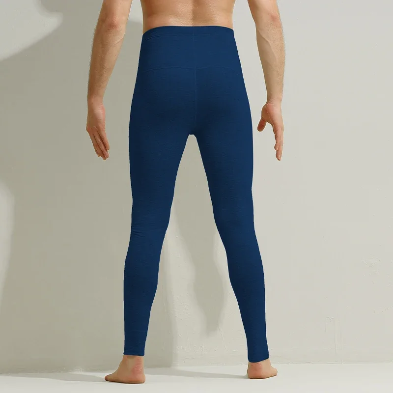 

5 шт. Лонг Джонс, мужские цельные брюки из чистого хлопка, термобелье на тонкой подошве, узкие трусы, брюки с высокой талией, осень