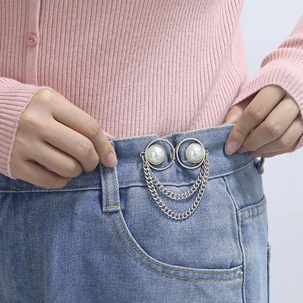 Waist Buckle, Detachable, Nail Free, Seam Free Waist Buckle, Adjustable Waist Circumference