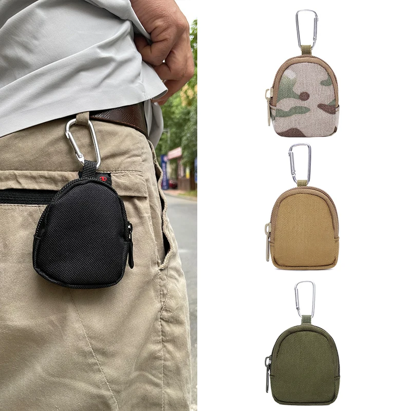 Tactical EDC Key Waist Bag Outdoor Coin Purse Sport Portable Earphone Protection Pouch