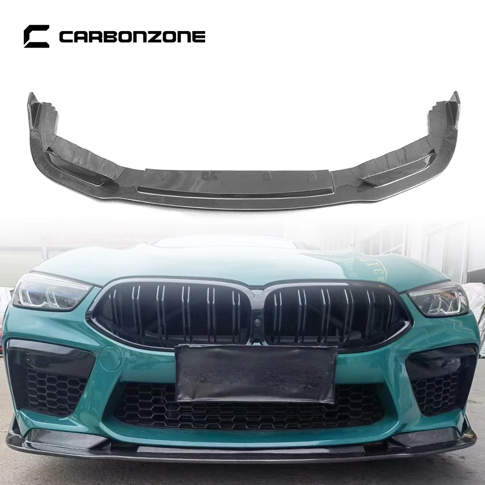 

V Style Carbon Fiber Front Bumper Lip for BMW 8 Series M8 Chin Spoiler Winglet Shovel Diffuser Body Kit