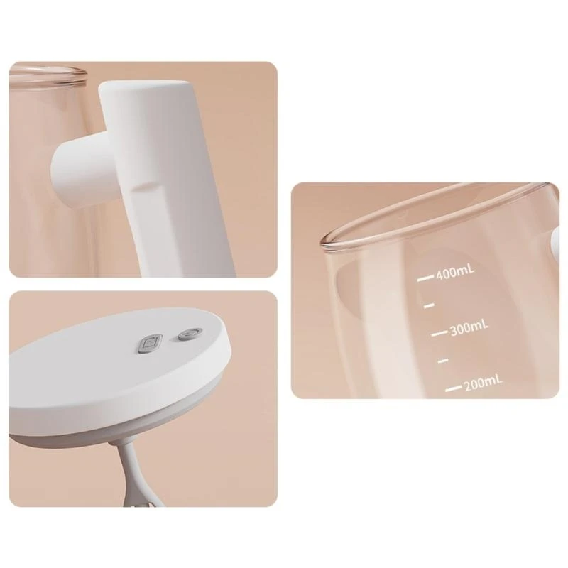 自動攪拌コーヒーマグバッテリーガラス電気ミキシングカップ400ml自動車ミキサーとオフィス用