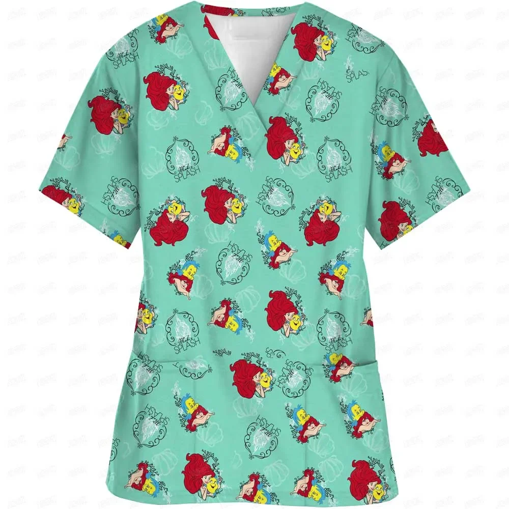 

Disney Ice Princess operating room uniform cleaning hospital work cleaning supplies nurse dental work cloth