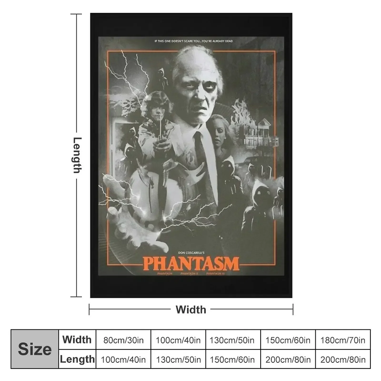 Birthday Gifts Phantasm Retro Great Model Halloween Retro Wave Throw Blanket warm for winter Hairys Blankets