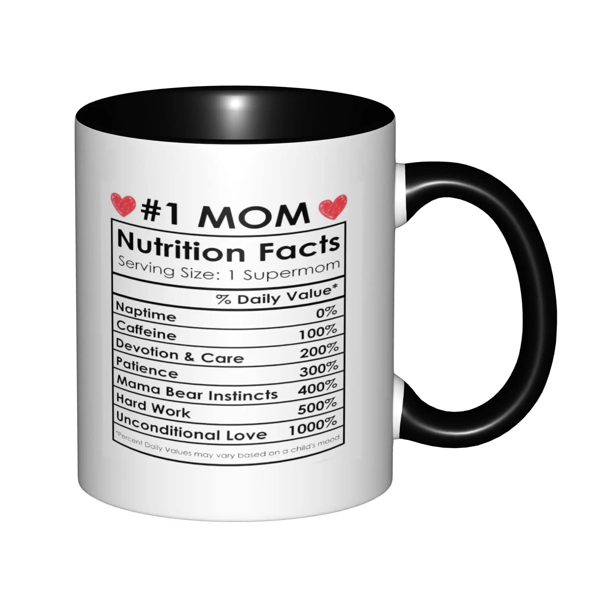 

Best Mothers Day Gifts for Mom from Daughter Son - #1 Mom Mugs With Black Handle Birthday Coffee Mugs Ceramic Tea Cups 11oz