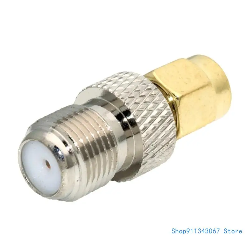 Precise SMA Coaxial Cable Connector SMA Male to F Female RF Coaxial Adapter RF Converter for Stable Drop shipping