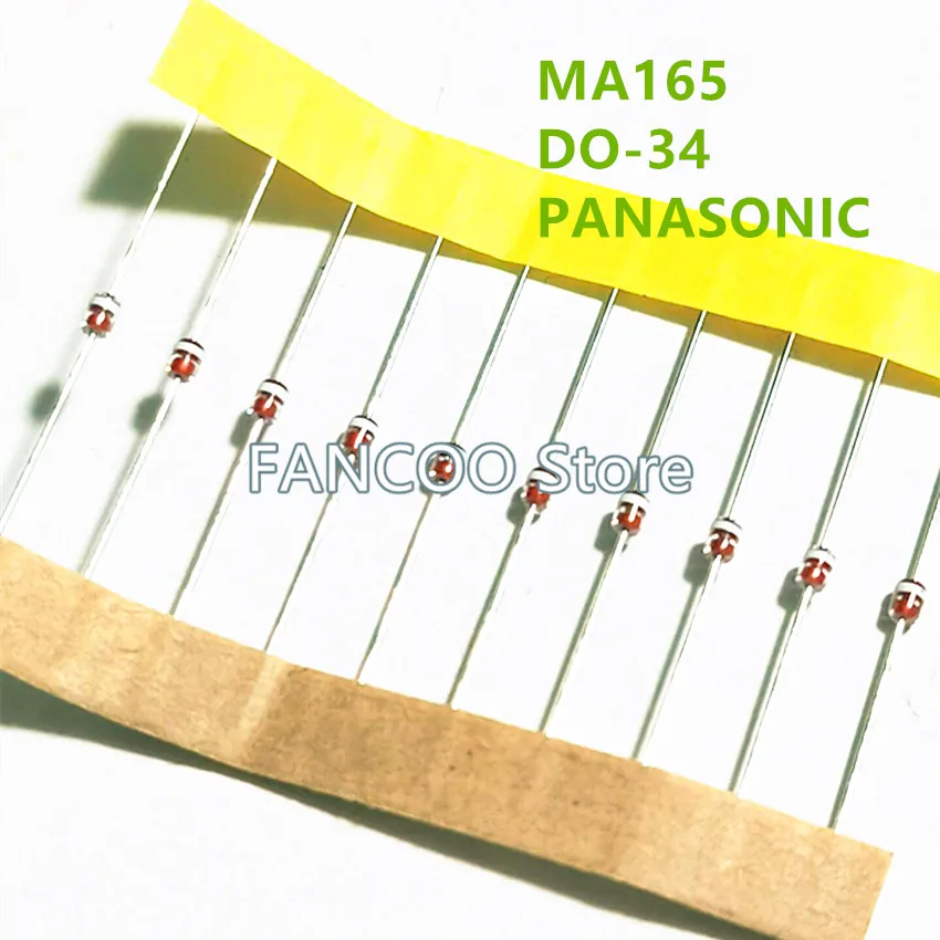 MA165 DO-34  MA2C165 MA165-TA5 MA166 MA2C166 MA166-TA5 DO34 NEW Original  Switching Diodes Silicon epitaxial planar type