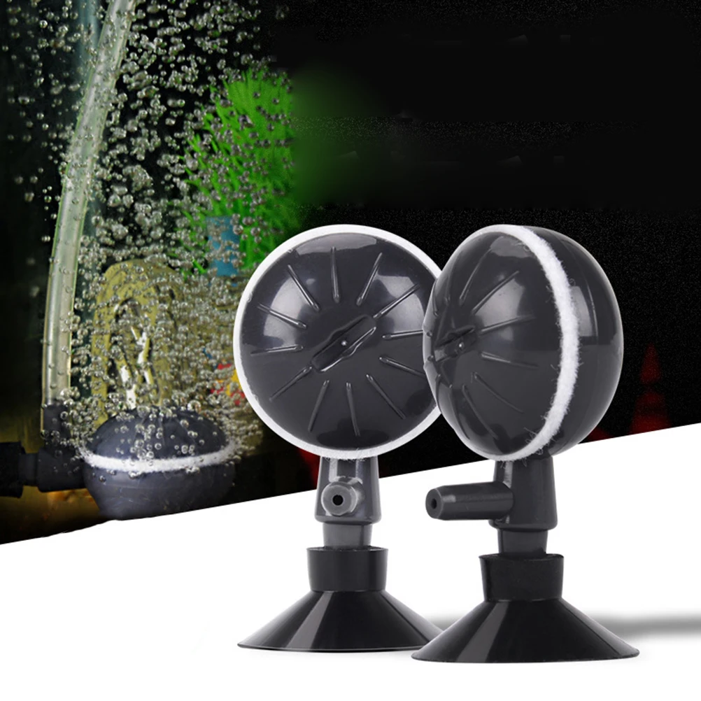 

2Pcs Nano Bubble Disc Airstone for Fish Tank Aquarium Pond Oxygen Stone Air Bubble Disc Tiny Bubbles