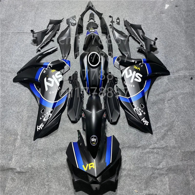 Black gray blue Motorcycle Fairings Kit Fit for YAMAHA YZFR25 2019 2020 2021 2022 YZF 19 - 22  Injection Molding Fairing