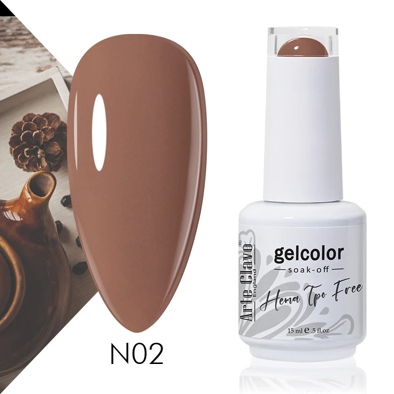 Arte Clavo Red Color Series Nagellack UV Soak Off Lack 15 ml Maniküre Nail Art Langlebiger Hema Tpo Free Gel-Nagellack
