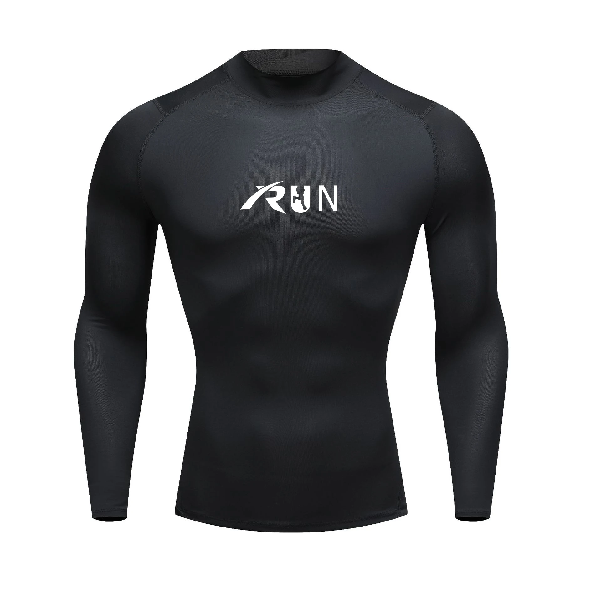 Running Shirt Mens Long Sleeved T Shirt Fitness Training Top Quick Dry Gym Compression Sports Clothes
