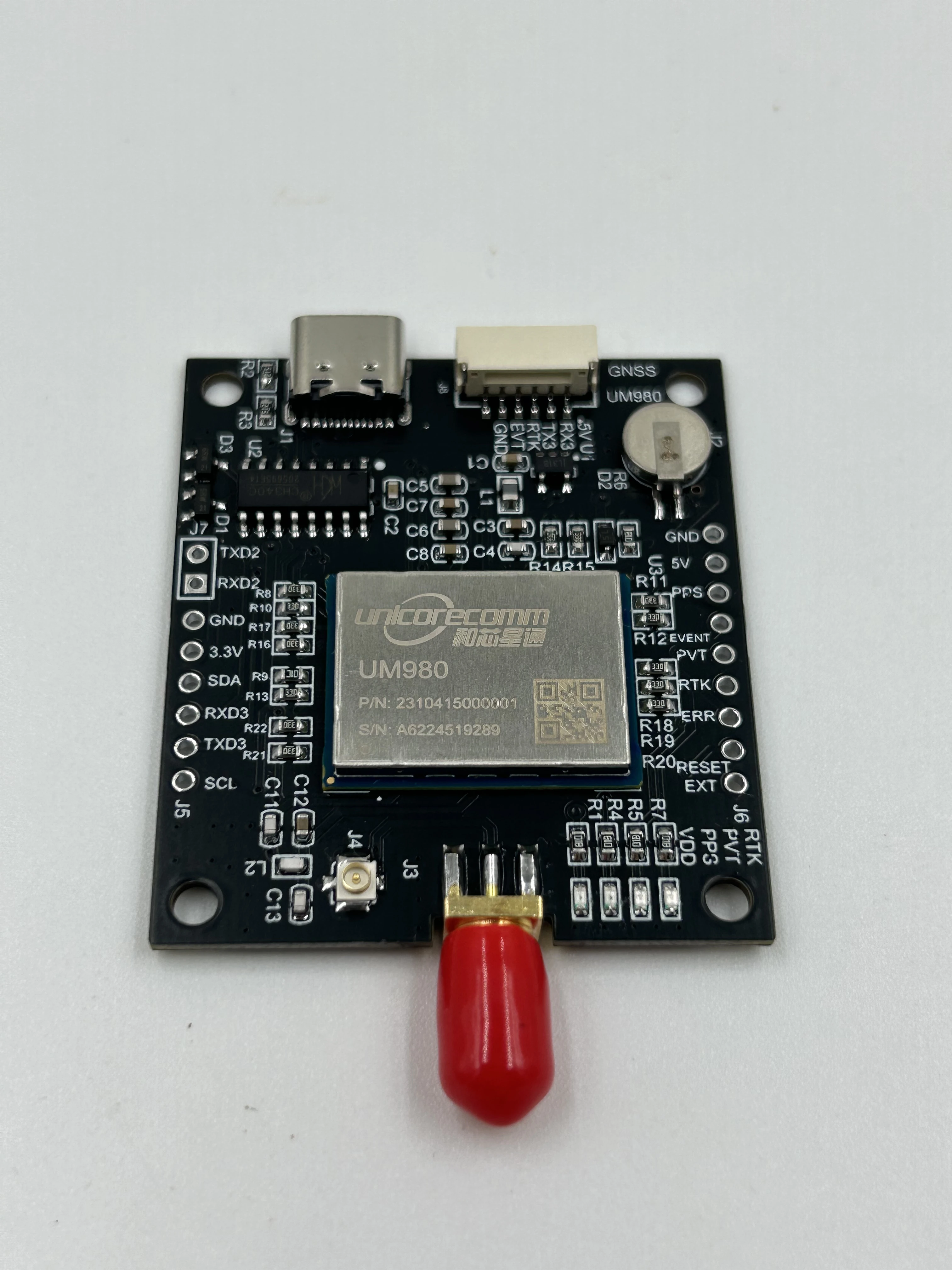 Tablero excelente UM980 funciona Serial I2C y SPI ESP32 control I2C y SPI UM980