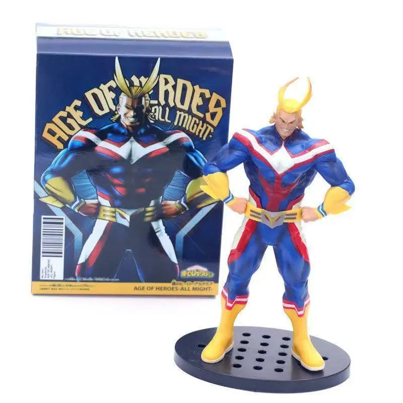 

В наличии Bandai Namco Banpresto My Hero Academia All Might Age of Heroes All Might ПВХ Коллекционная настольная фигурка Модель игрушки в подарок