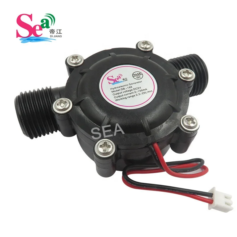 SEA DB-168 DC5V Micro Water Tubine Hydro Electricity Hydraulic Powered Generator