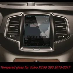 8.7 インチ 180*135 ミリメートルのためのボルボV90 XC90 S90 XC60 車のgpsナビゲーション画面プロテクターセンタータッチ強化ガラスフィルム 2015-2018