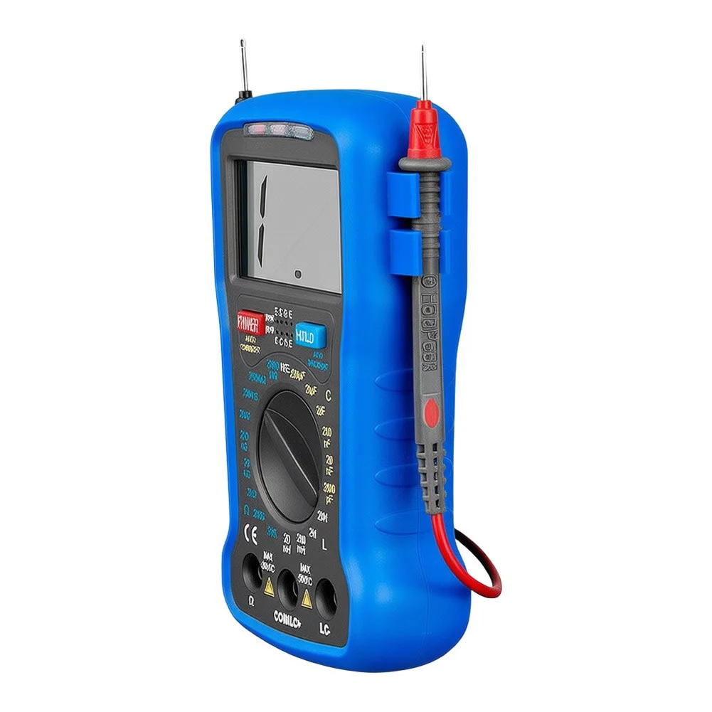 39L Digital Multimeter with Capacitance Inductance Resistance Measurement and Transistor Tester for Electronics Technicians