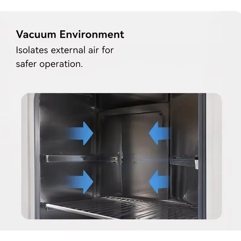 25L Vertical Vacuum Oven Stainless Steel Microcomputer PID Control Laboratory Vacuum Dryer CE Standard for Pharmaceutical