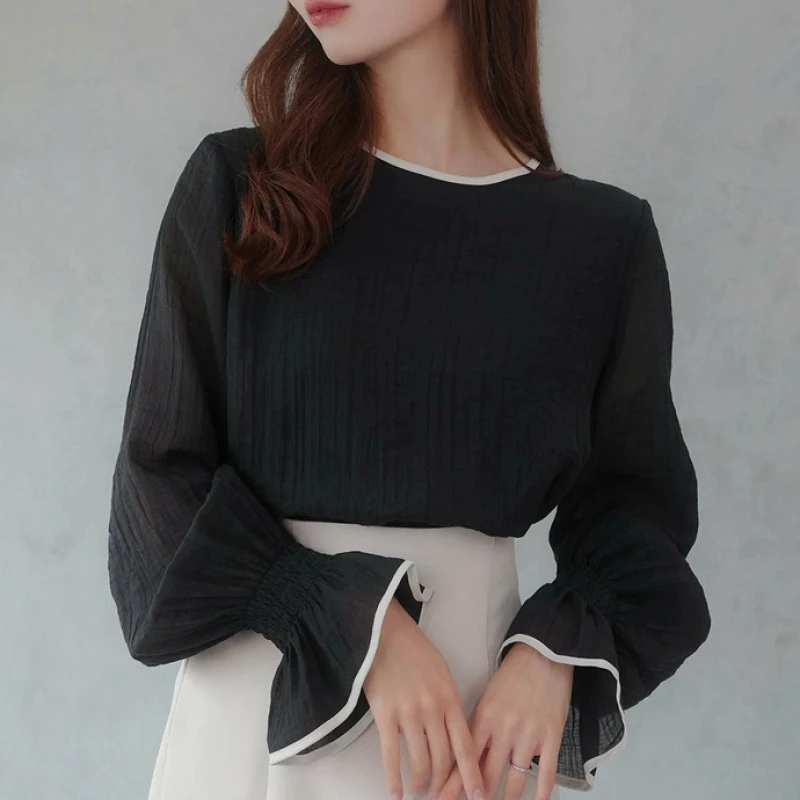 

Женская летняя блузка, шифоновая рубашка без рукавов, легкие повседневные топы для Японии, Кореи, Юго-Восточной Азии