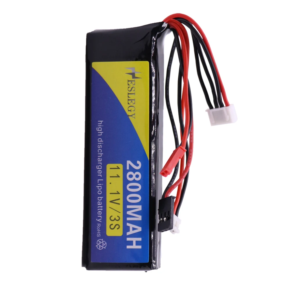 Upgrade 2800mAh11.1V 3S LiPo Battery with charger for Walkera DEVO 7 DEVO 10 DEVO12E F12E WFLY9 RadioLink AT9 AT10 Transmitter