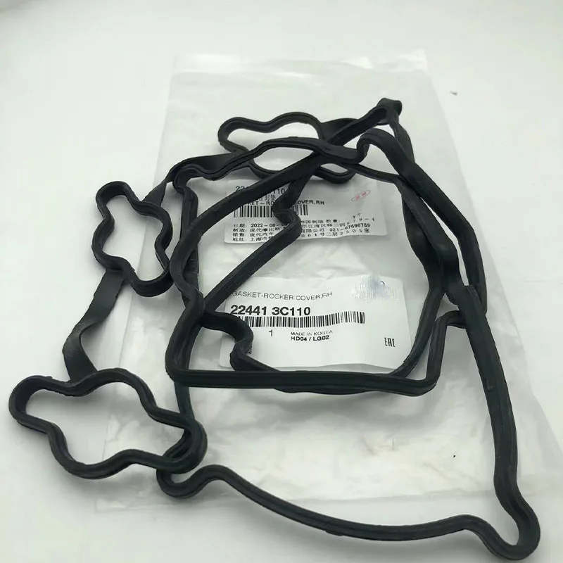 Genuine Valve Cover Gasket Set for Hyundai Veracruz Azera for Kia Borrego Sorento 3.3L 3.8L V6 OEM 224533C120 224413C110