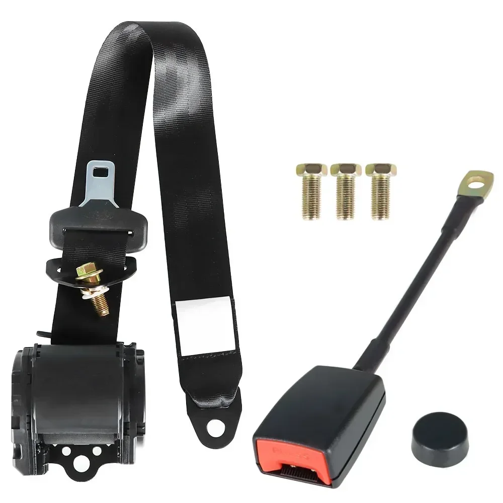 

Adjustable Universal 3 Point Retractable Auto Car Seat Belt Lap Shoulder