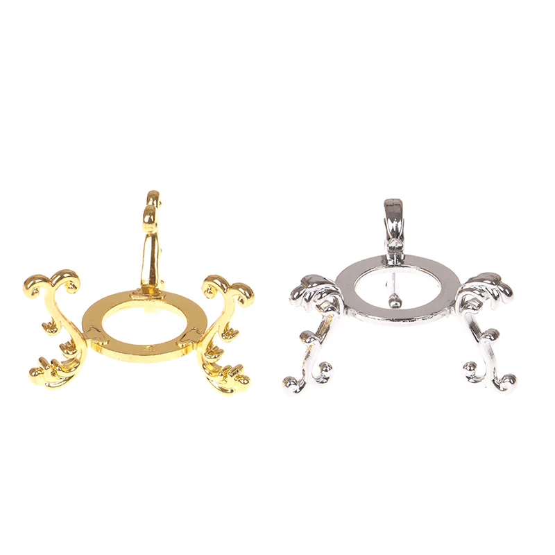 European Style Metal Gold-plated Display Gemstone Egg Support Base Crystal Ball Stand Office Ornament Home Party Decoration