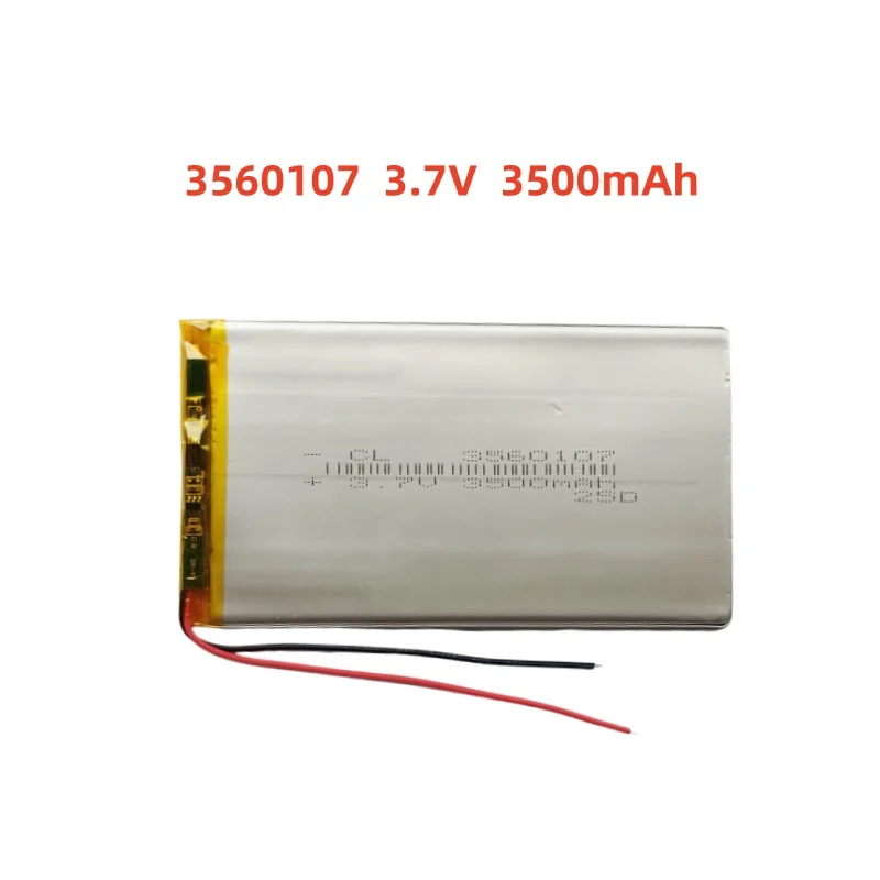 3.7V 3560107 3500mAh High-capacity Universal Polymer Lithium Battery for Tablets