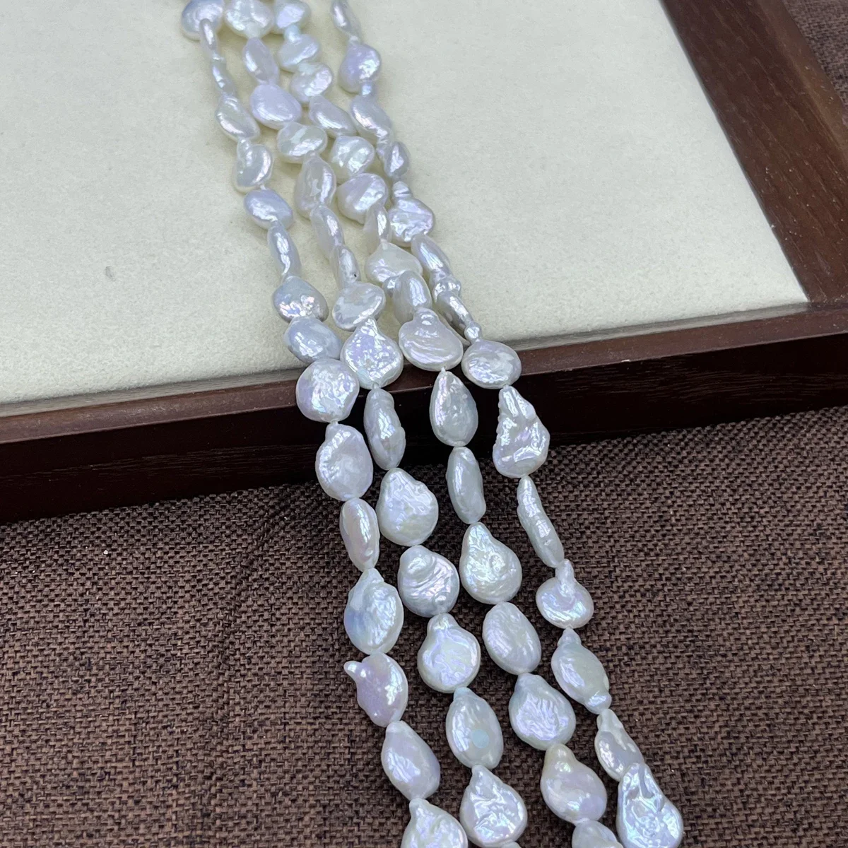

9-10mm 4A Radiant Natural Freshwater Big Teardrop Baroque Pearl Bead Jewelry Make DIY Necklace Bracelet Accessories Gift Wedding
