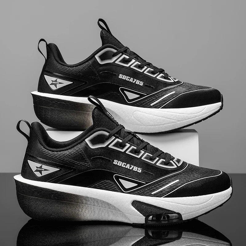 أحذية رياضية كاجوال للرجال، أحذية رياضية كاجوال خفيفة للغاية، أحذية جري للطلاب بنعل سميك ممتص للصدمات - أحذية تنس كاجوال للمشي واللياقة البدنية والمشي لمسافات طويلة - أحذية رياضية مثالية لعشاق الرياضة في الألوان متعددة #5