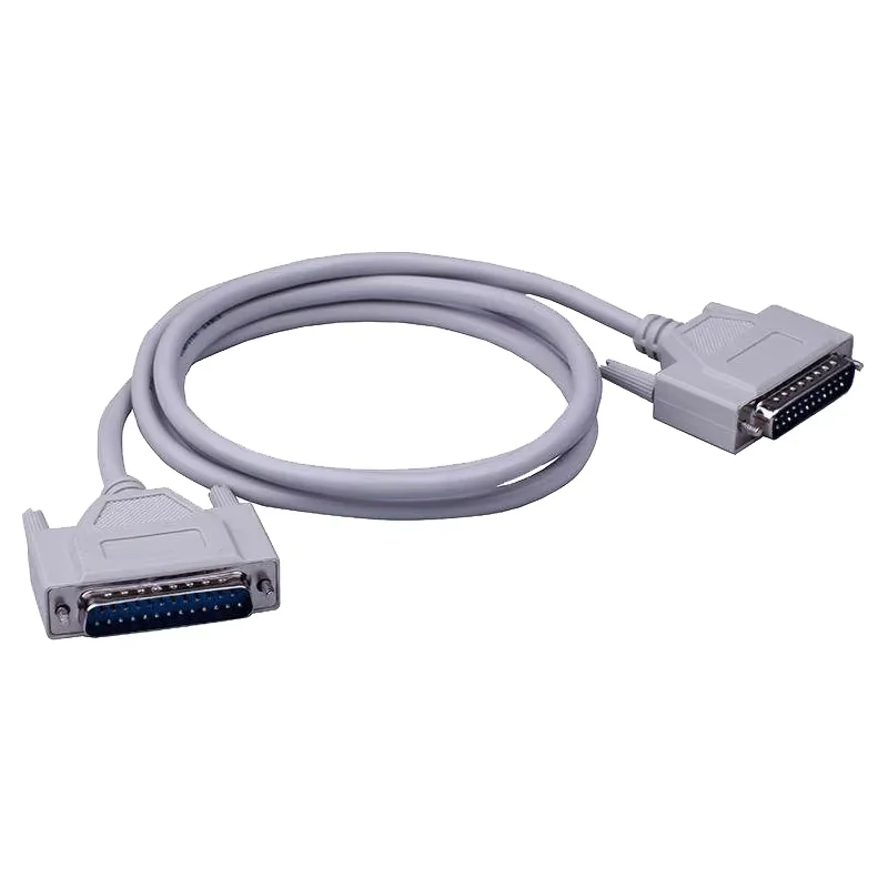 DB25 Extension Cable 1.5M 3M Serial Port Wire Apply for Computer Printer Data Cable Plug to Plug/Jacks to Plug