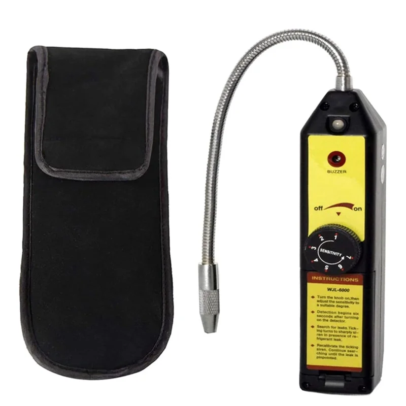 

AT14 1 шт. WJL-6000 детектор утечки фреона газовый тестер галогенного газа HVAC хладагент AC Sniffer R22 R410A тестер газа из АБС-пластика