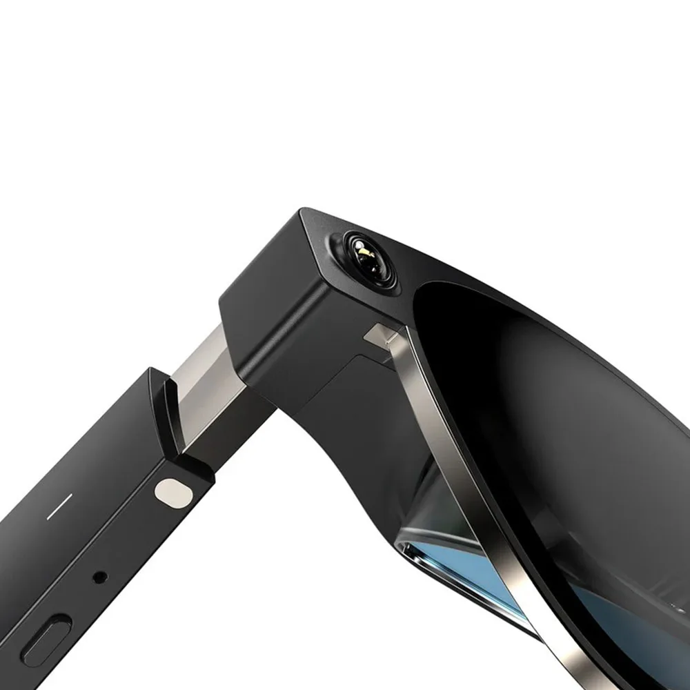نظارات XREAL Air 2 Ultra Smart AR 6 DoF 52 °   نظارات Fov 4K 3D HD 385 بوصة Space Giant Screen Private Cinema 1080p View الذكية
