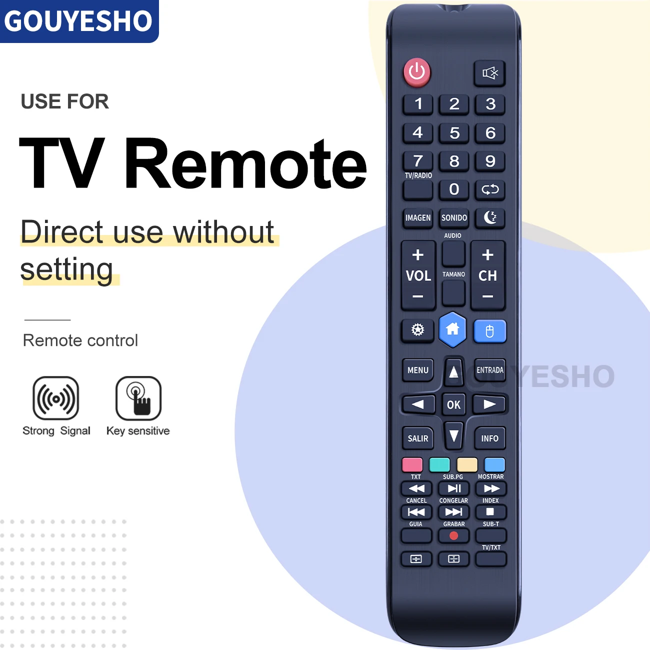 

TV REMOTE CONTROL FOR TD SYSTEMS K50DLJ11US.K32DLJ12HS.K40DLJ12FS K43DLJ12US.K45DLJ12US.K50DLJ12US.K58DLJ12US SMART