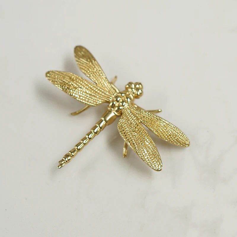 Brass Dragonfly Knob Cabinet Knob Cabinet Pull Drawer Knob Furniture Knob Furniture Hardware